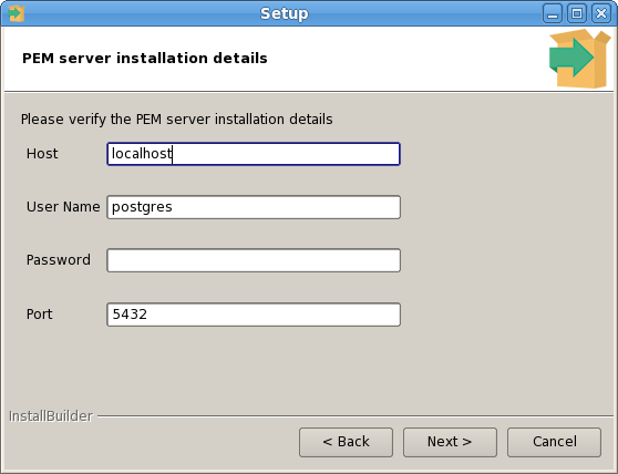 Provide PEM server installation details