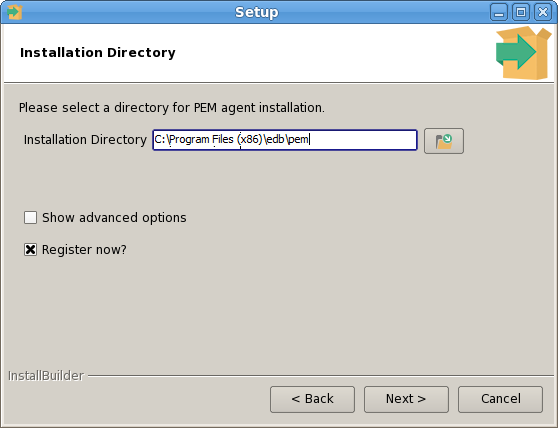 Specify an Installation Directory