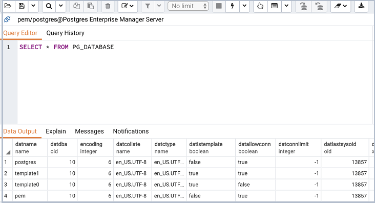 The PEM Query Tool