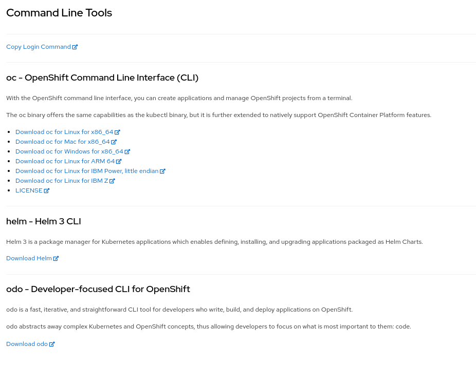 Command Line Tools