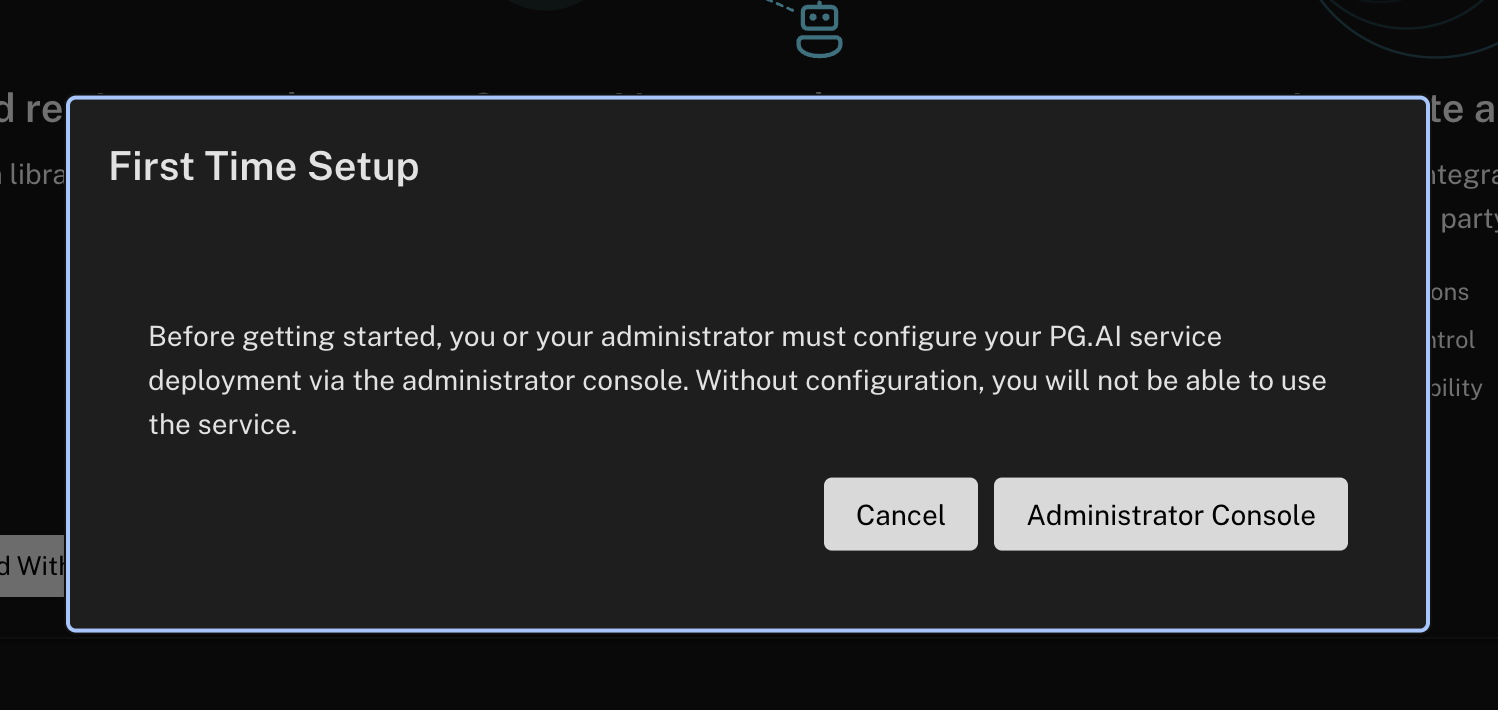 GenAI UI Configuration
