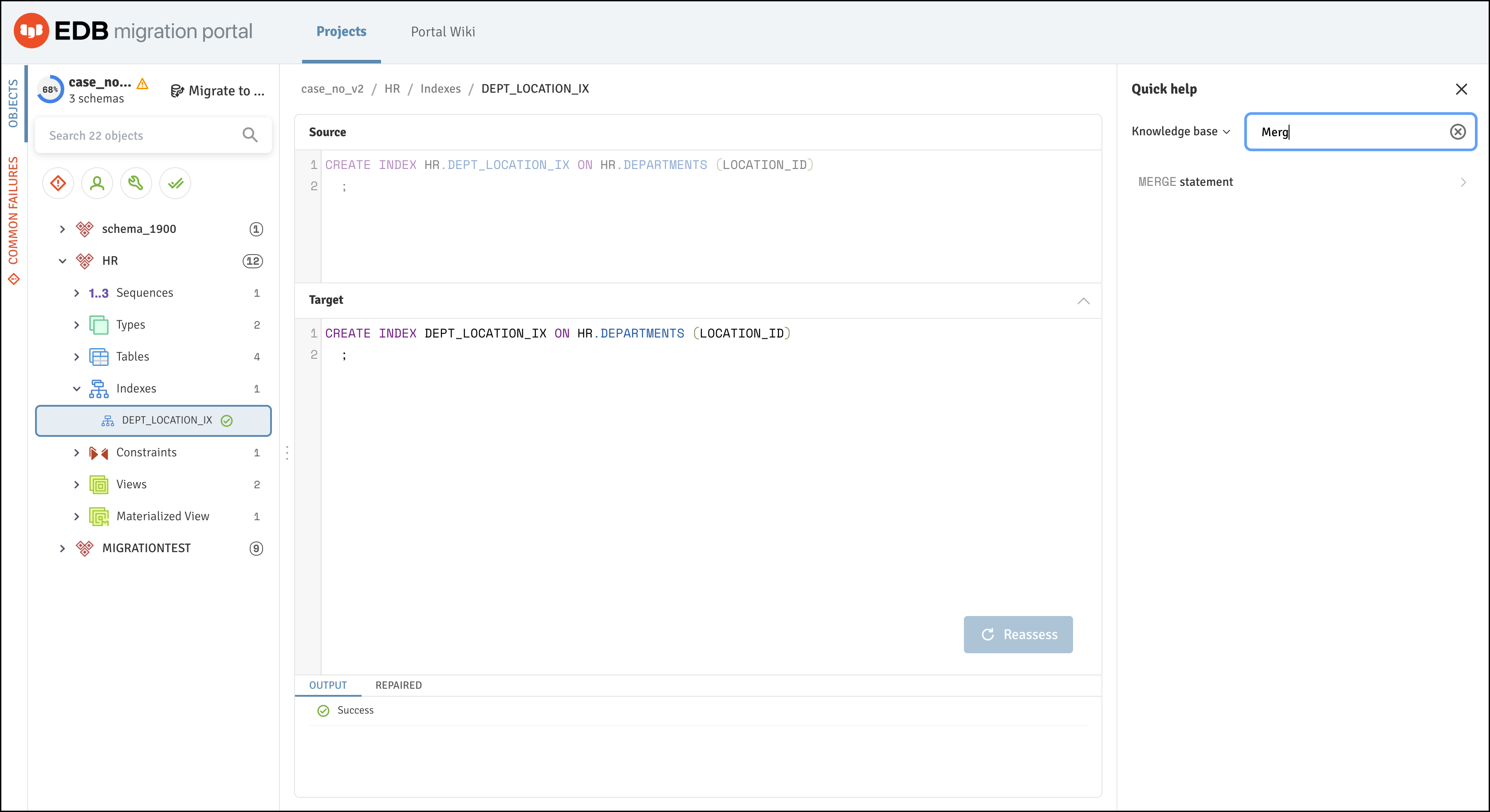 Searching the Knowledge Base entry.
