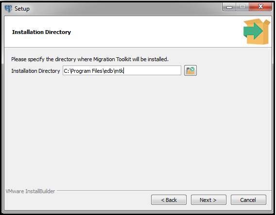 Specify an installation directory