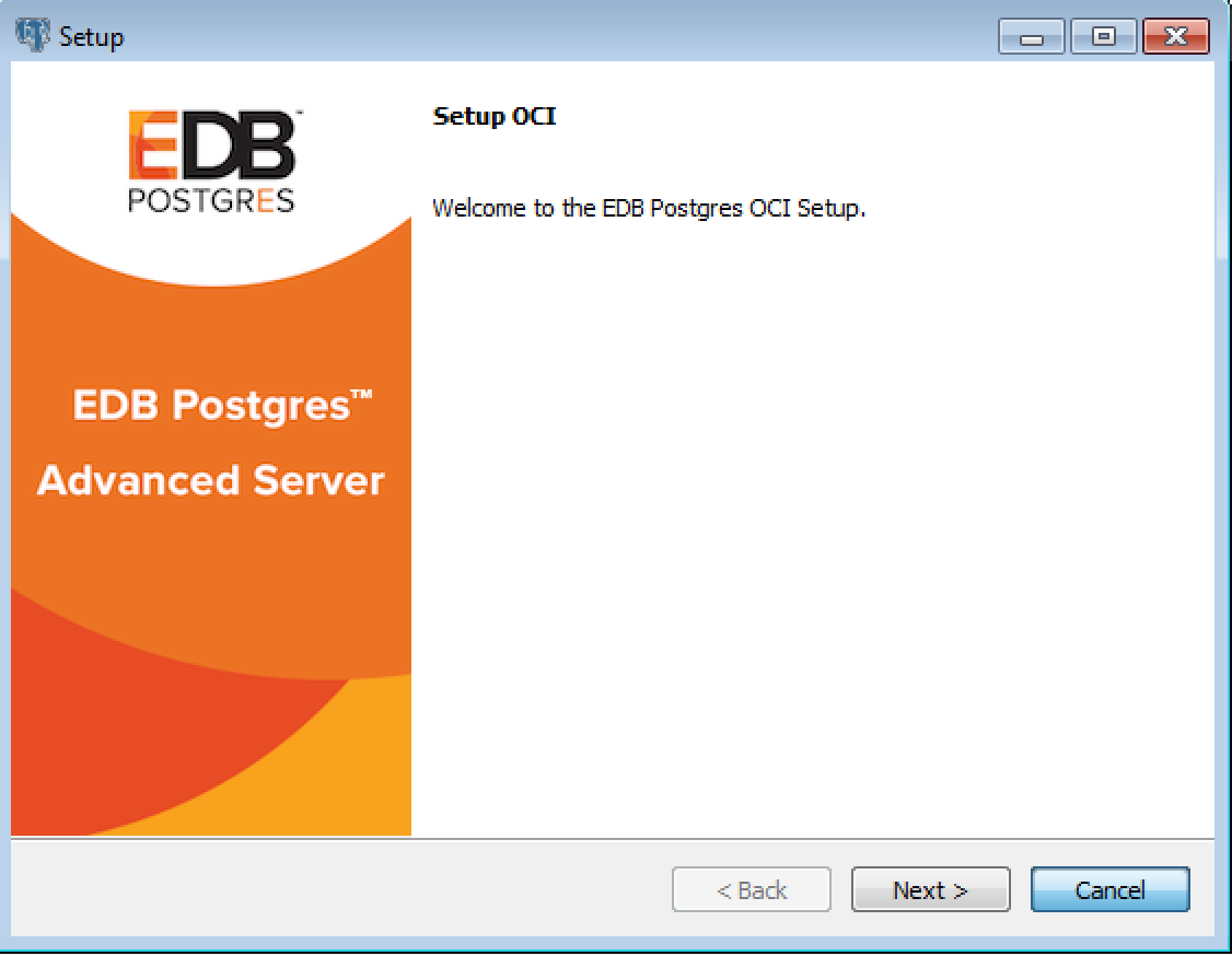 The OCL Connectors Installation wizard