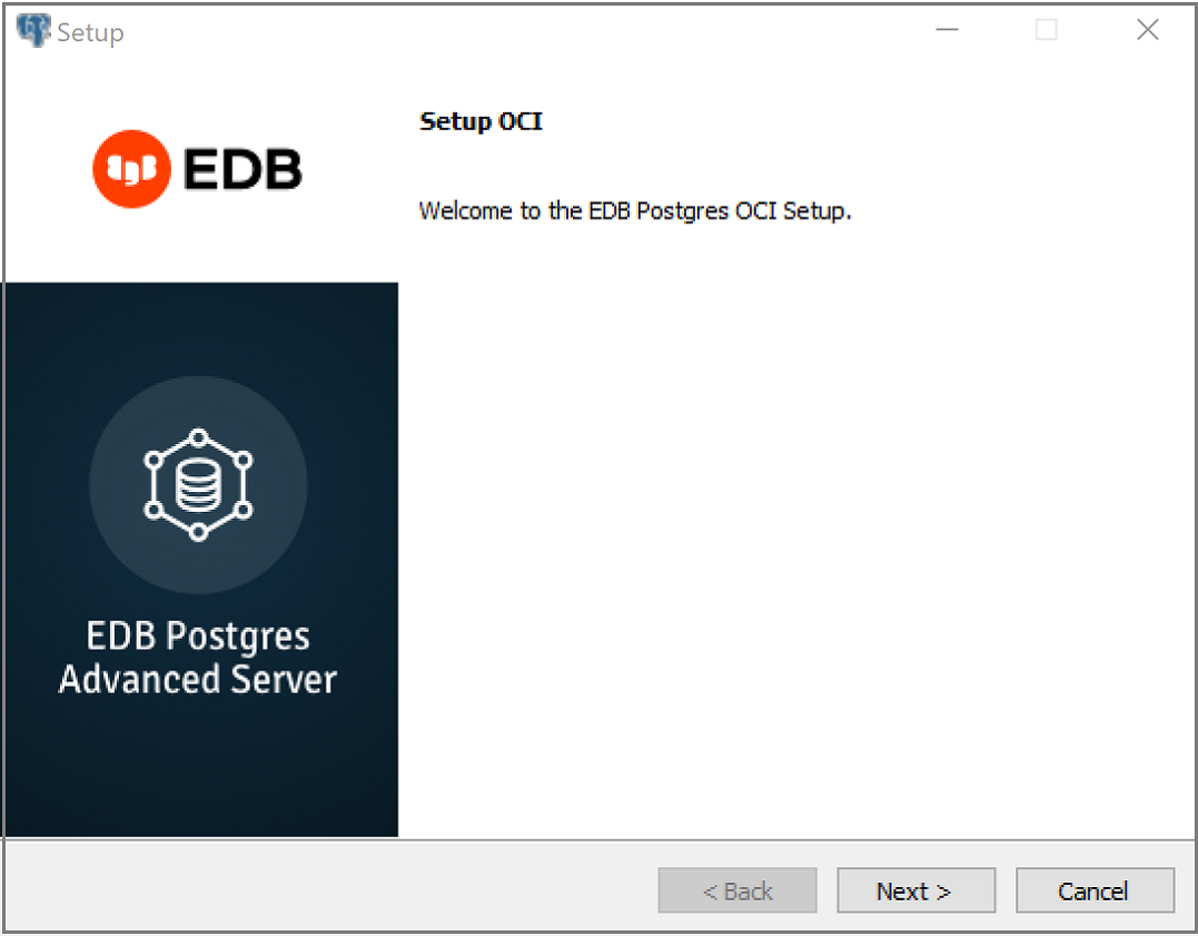 The OCL Connectors Installation wizard