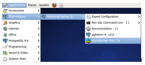 Starting StackBuilder Plus