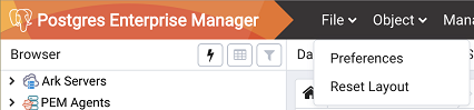 The File Menu
