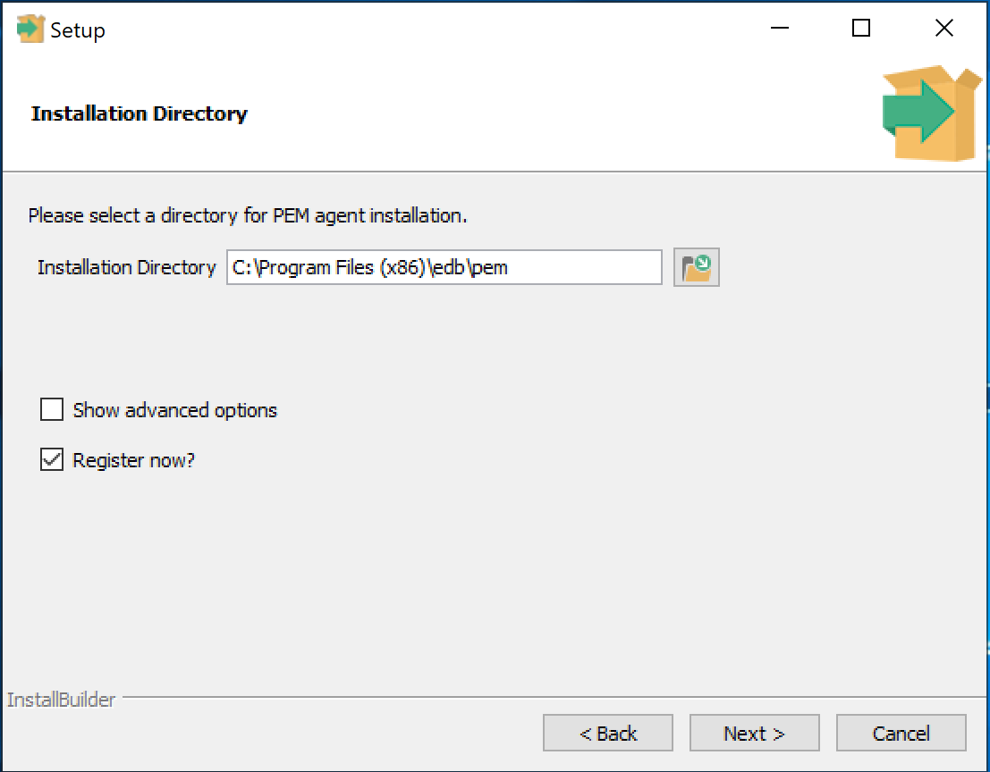 Specify an Installation Directory