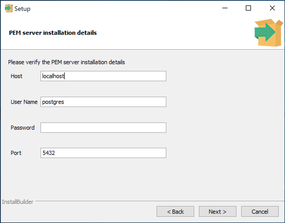 Provide PEM server installation details