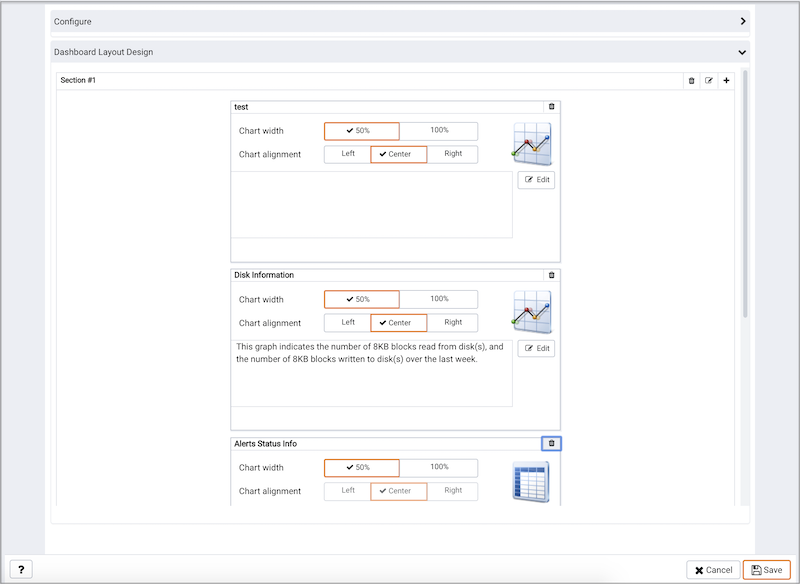 Modifying a Section Header