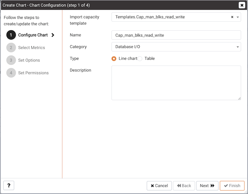 Importing a Capacity Manager template