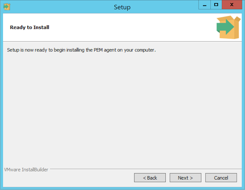 The PEM Agent Installer - Ready to Install