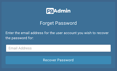 pgAdmin ログインパスワードを復旧する