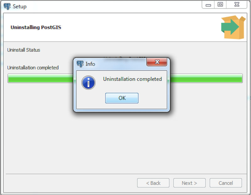 Uninstallation is Complete